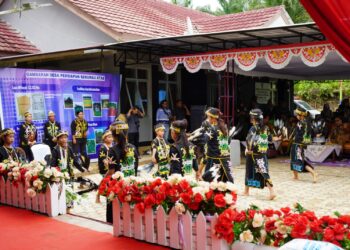 Sekurau Atas Gabungkan Syukuran Panen dan Agenda Kemandirian Pangan Kutim