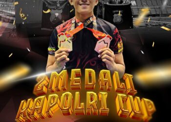 Gabriel Simorangkir, Polisi Muda Kutim yang Berulang Kali Naik Podium