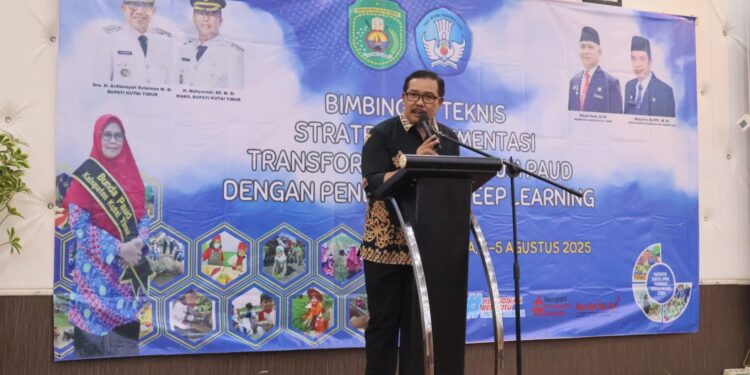 Kutim Siapkan Guru PAUD ‘Era Baru’, Dorong Pembelajaran Mendalam dan Penuh Makna