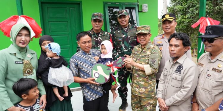 TMMD Rampung di Suka Rahmat, Layanan Dasar Mengalir ke Desa Perbatasan