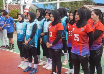 Wabup Kutim Dorong Semangat Olahraga Desa Saka Lewat Turnamen Voli