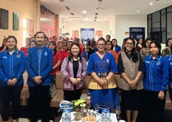 GAMKI Kaltim bersama Ketua Persit KCK KOREM 091 Rayakan Natal dengan Kesederhanaan