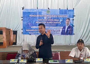 Tata Kelola Pasar Berkeadilan Jadi Fokus Baharuddin Demmu dalam Penguatan Demokrasi Daerah di Muara Kaman
