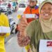 Ketua DPC PDIP Samarinda Berbagi 790 Nasi Kotak di HUT ke-79 Megawati