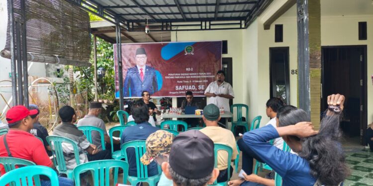Sosialisasi Perda Pancasila di Swarga Bara, Safuad Tekankan Toleransi dan Persatuan