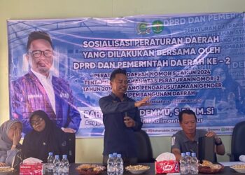 Sosialisasi Perda PUG di Sanggulan, Baharuddin Demmu Tekankan Kesetaraan Gender sebagai Fondasi Pembangunan Daerah