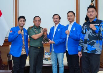 Temui Pangdam VI/Mulawarman, GAMKI Kaltim Tegaskan Komitmen Rawat Persatuan