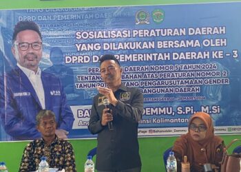 Lewat Sosialisasi Perda di Badak Baru, Baharuddin Demmu Ajak Warga Pahami Keadilan Gender