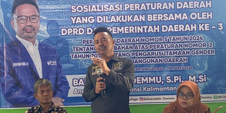 Lewat Sosialisasi Perda di Badak Baru, Baharuddin Demmu Ajak Warga Pahami Keadilan Gender