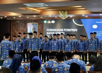 Wagub Kaltim Kukuhkan Pengurus BAPOR dan LKBH Korpri Kaltim Masa Bakti 2026–2031