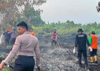 Patroli Temukan Warga Masih Bakar Ranting, Polres Kutim Perketat Penindakan Karhutla