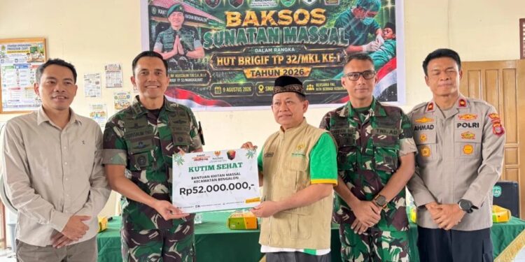 HUT Brigif TP 32, Pemkab Kutim Dorong Program Sosial Berkelanjutan