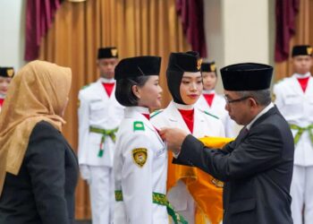 Pengukuhan Paskibraka Kutim Jadi Penanda Kesiapan Jalankan Amanah