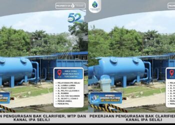 Rabu 19 Agustus, Sejumlah Wilayah Samarinda Berpotensi Alami Gangguan Air Bersih