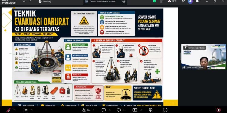 Mahakam Safety Community Edukasi K3 Confined Space, Diikuti Lebih dari 200 Peserta