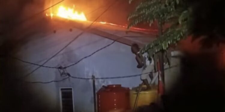 Rumah Bangsalan di Gang Griyatama Dilalap Api Saat Subuh