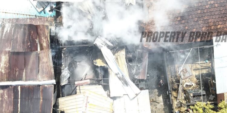 Kebakaran Rumah di Gunung Sari Ilir Balikpapan, Dua Bangunan Terdampak