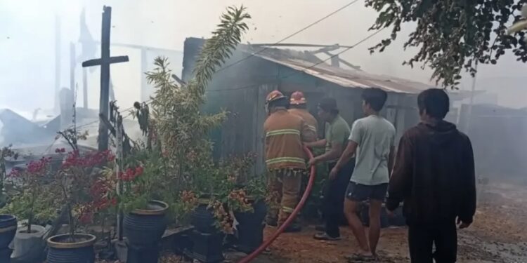 Ditinggal Masak, Warung Kelontong di Babulu PPU Dilalap Api