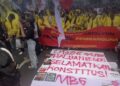 BEM UI Gelar Aksi di Bundaran HI, Minta Hentikan MBG dan KDMP