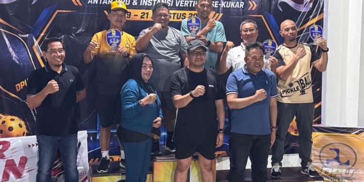 Turnamen Pickleball Antar OPD Kukar Ditutup Dengan Meriah, Ahmad Yani Dorong Jadi Agenda Rutin