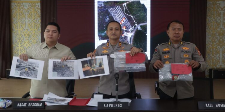 Polisi Berau Amankan Pelaku Pembakaran Lahan, 12 Hektare Terbakar