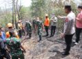 Kapolda dan Pangdam Turun Langsung Pantau Karhutla di Balikpapan