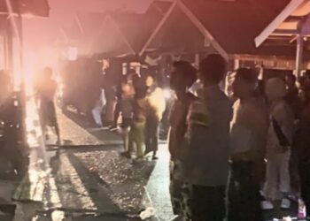 Kebakaran Hebat di Kampung Kasai Berau, Dua Rumah Ludes dan Satu Rusak, Kerugian Capai 695 Juta