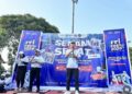 Senam Sehat Massal Meriahkan HUT ke-81 RRI Samarinda, dr. Andi Satya Ajak Masyarakat Peduli Kesehatan